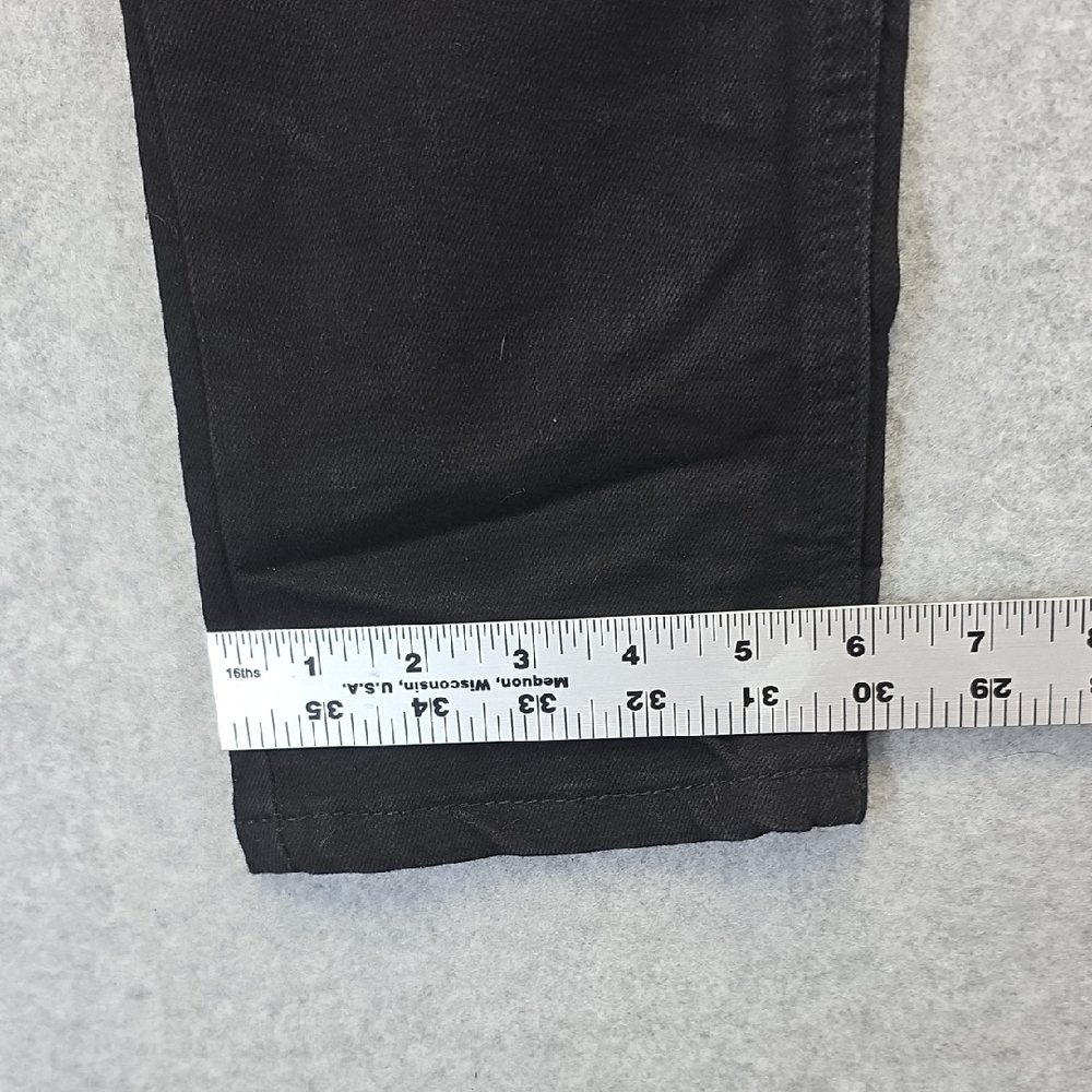 Levi’s 510 Skinny Jeans Black Stretch Denim Youth 16 Reg W28 L30 - Picture 7 of 11